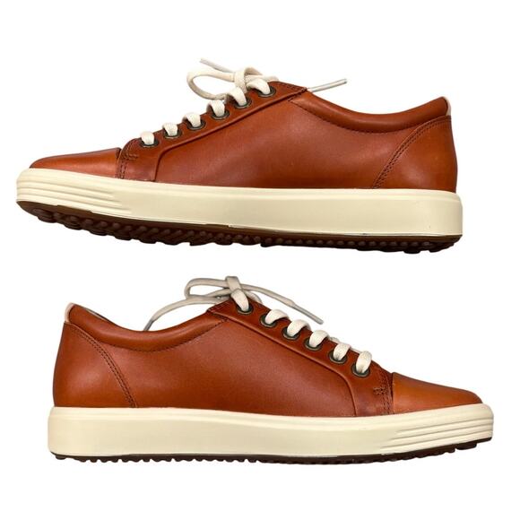 ECCO Women's Soft 7 Tie Fashion Sneaker Cognac 4-4.5 - Picture 6 of 9